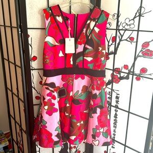 Ted baker piñata pipe detail skater dress